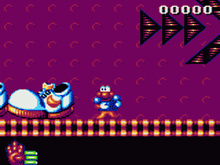 James Pond 2 Robocod screenshot 3 for Sega Game Gear